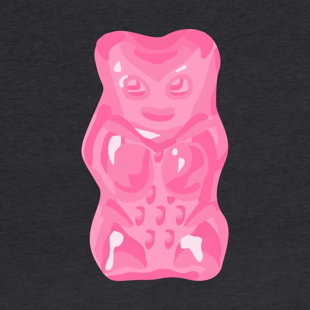 Pastel Pink Gummy Bear by XOOXOO